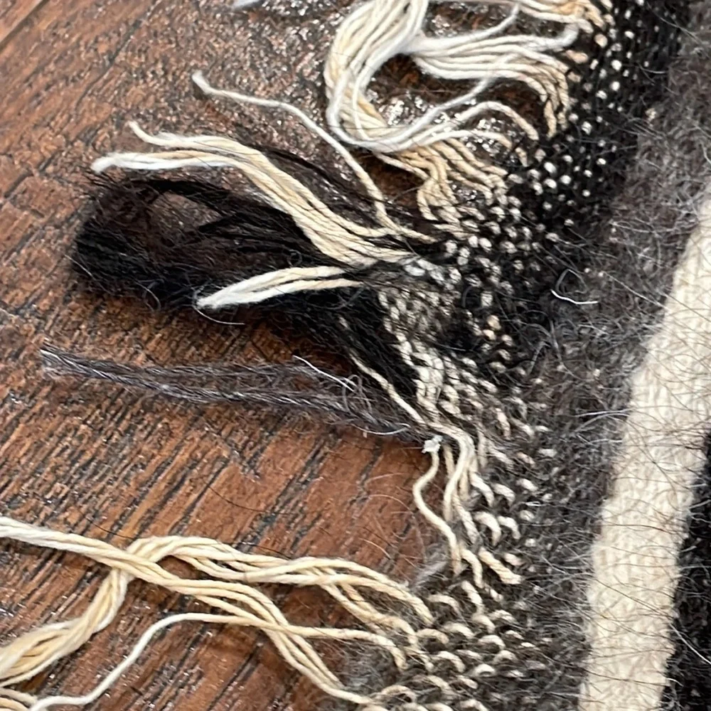 Vintage mohair rug